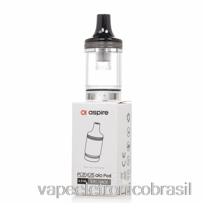 Vape Recarregável Aspire Flexus Aio Substituição Pod Vazio (sem Bobina)